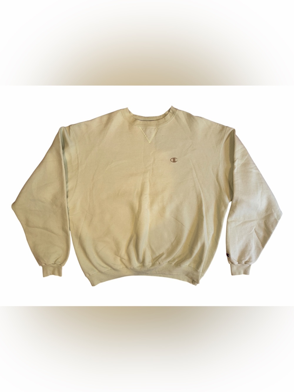 Vintage Champion Beige Crewneck Sweatshirt